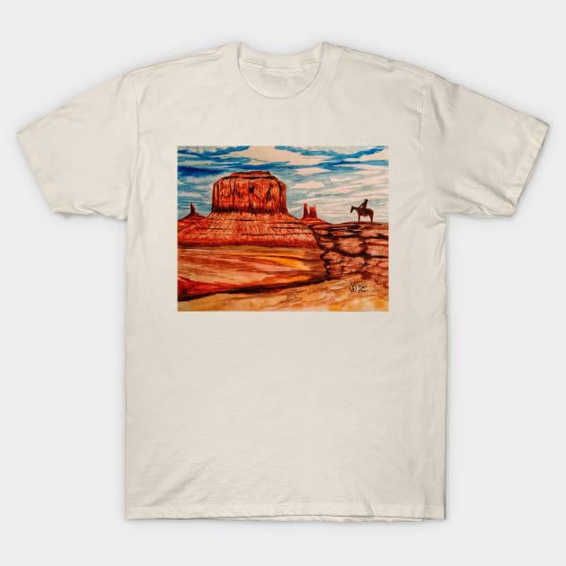 Monument Valley Scenic View T-Shirt by Matt Starr Fine Art